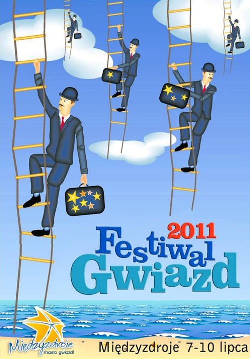 Plakat Festiwalu Gwiazd w Międzyzdrojach 2011